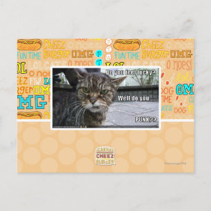 Cartão Postal Você se sente sortudo?