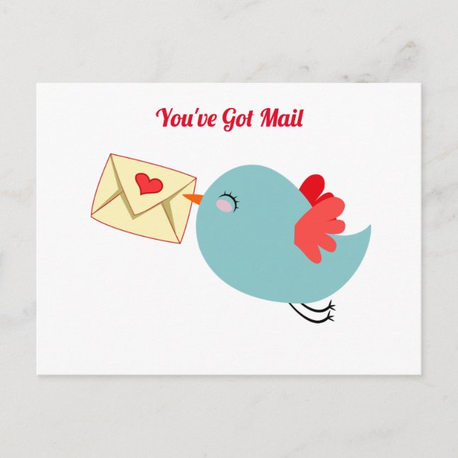 Cartão Postal Você tem correio (Frente)