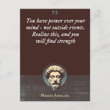 Você tem poder sobre sua mente, não eventos extern
