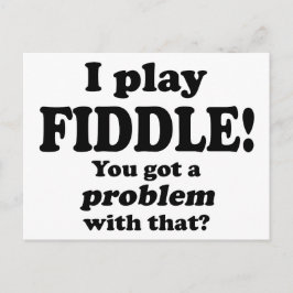 Cartão Postal Você Tem Um Problema Com Isso, Rabeca