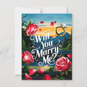 Cartão Postal Você vai me casado?