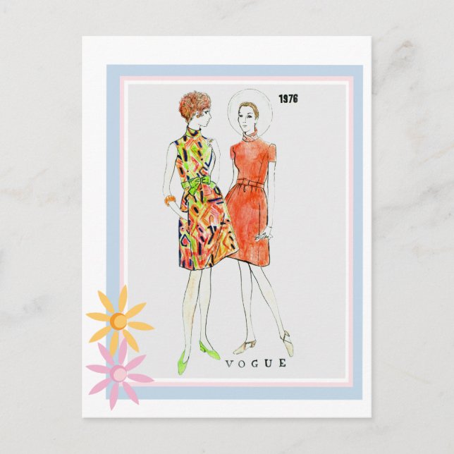 Cartão Postal Vogue 1976 (Frente)