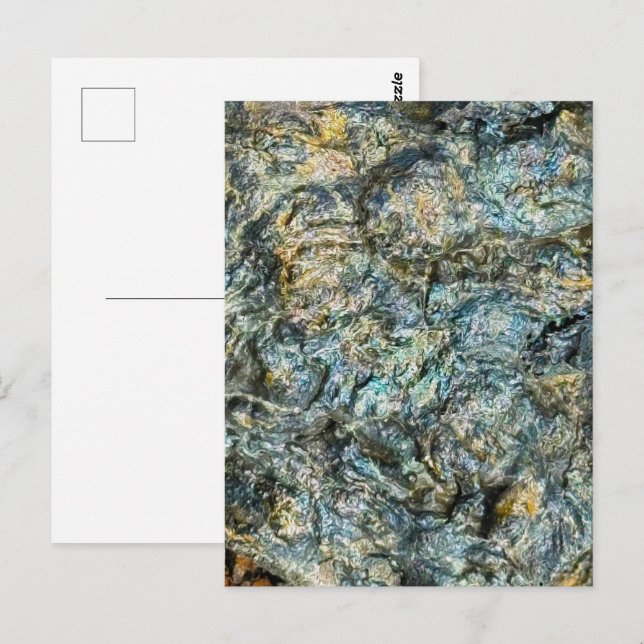 Cartão Postal Volcano Lava Rock (Frente/Verso)