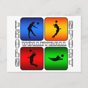 Cartão Postal Voleibol espetacular