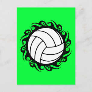 Cartão Postal voleibol tribal