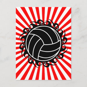 Cartão Postal voleibol tribal