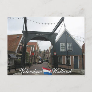 Cartão postal Volendam Drawbridge Holland