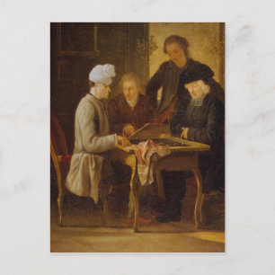 Cartão Postal Voltaire em Chess