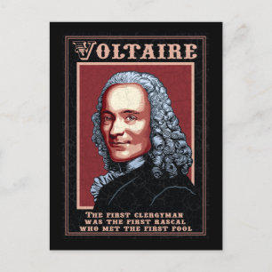 Cartão Postal Voltaire - O primeiro