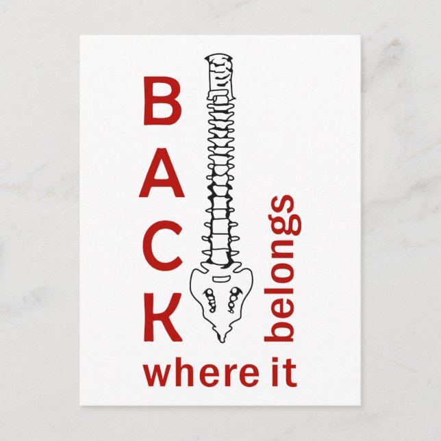 Cartão Postal Voltar a Onde pertence (Frente)