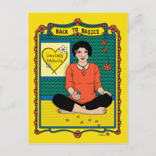 Cartão Postal Voltar ao Basics_B_ Postcard