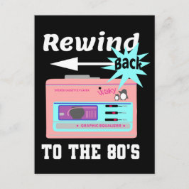 Cartão Postal Voltar para os anos 80
