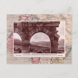 Cartão Postal Volubilis, cidade romana em Marrocos