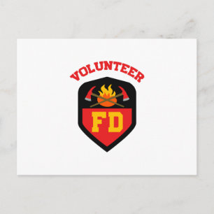CARTÃO POSTAL VOLUNTÁRIO DO DEPARTAMENTO DE BOMBEIROS