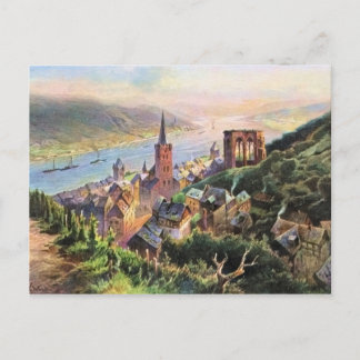 Cartão Postal Von Astudy, Bacharach am Rhein