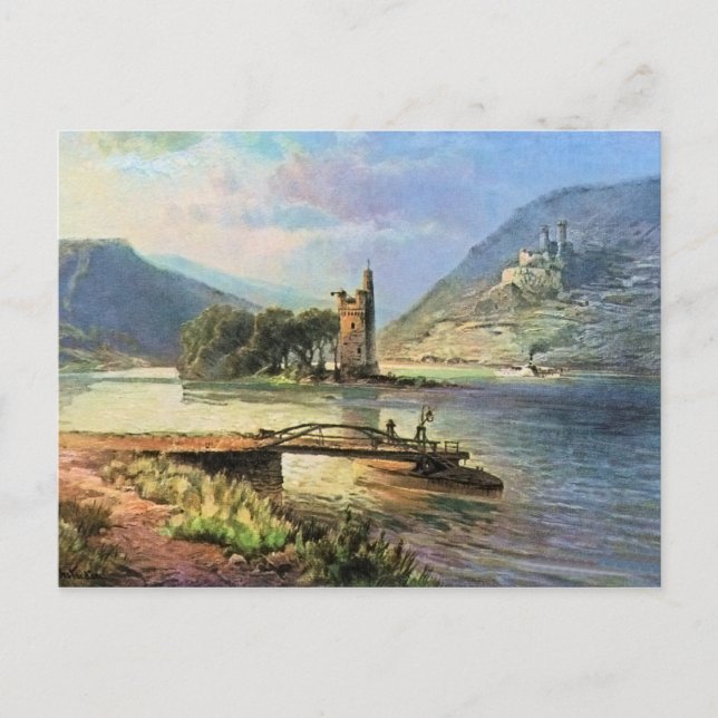 Cartão Postal Von Astuin, Maeuseturm, Ehrenfels (Frente)