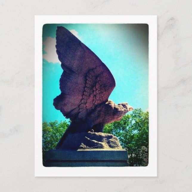 Cartão Postal voo da águia (Frente)