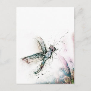 Cartão Postal Voo Da Dragonfly