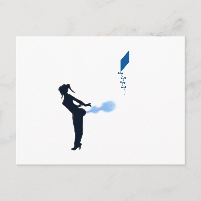 Cartão Postal Voo de pipa xtreme (Frente)