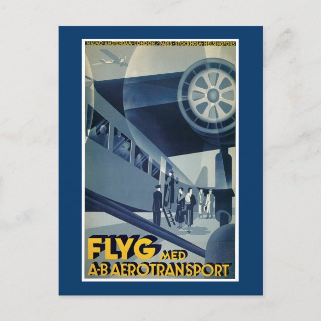 Cartão Postal Voo Med A-B Aerotransporte (Frente)