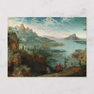 Cartão Postal Voo Paisagístico para o Egito por Bruegel, o Velho