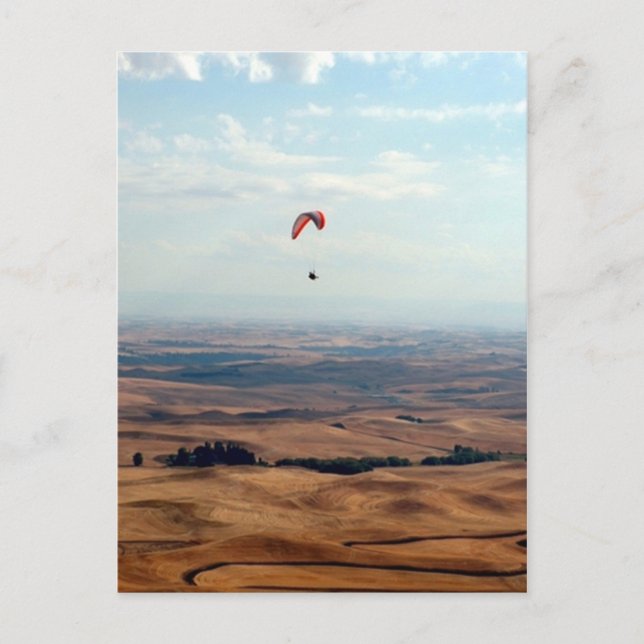 Cartão Postal Voo sobre o Palouse (Frente)