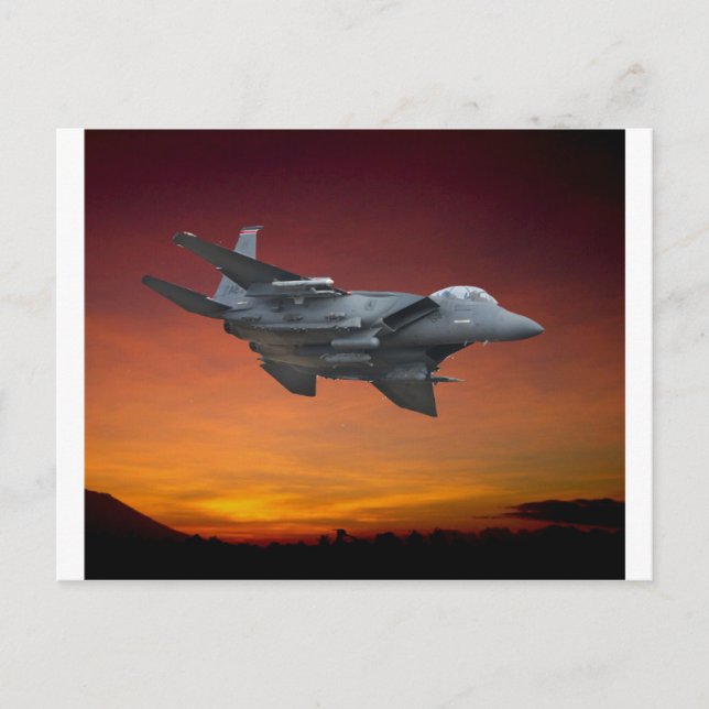 Cartão Postal Voo Sunset (Frente)