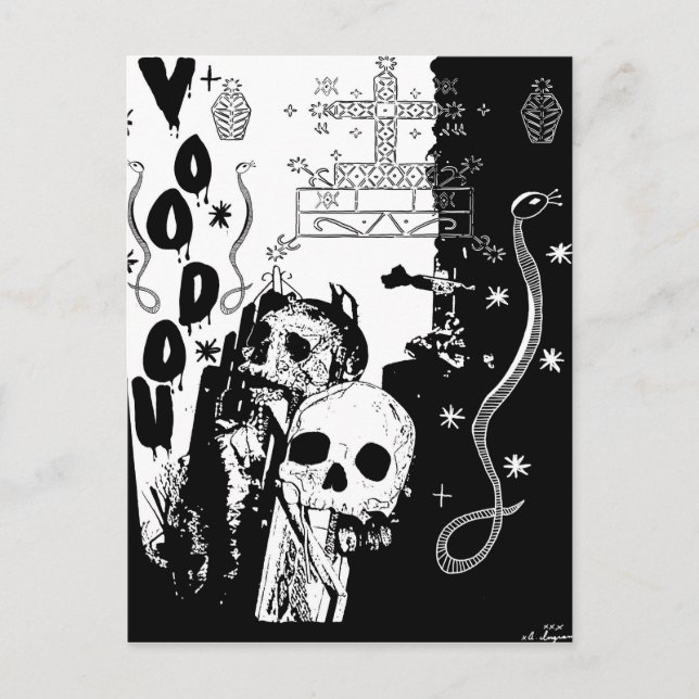 cartão postal voodou (Frente)