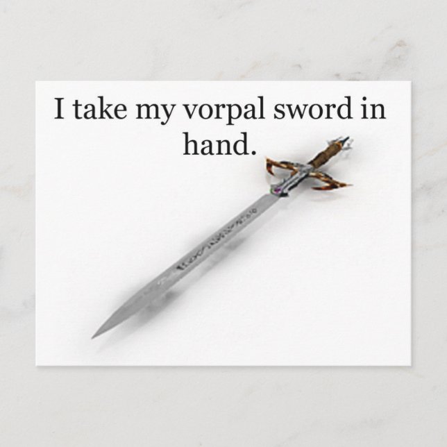 Cartão Postal Vorpal (Frente)