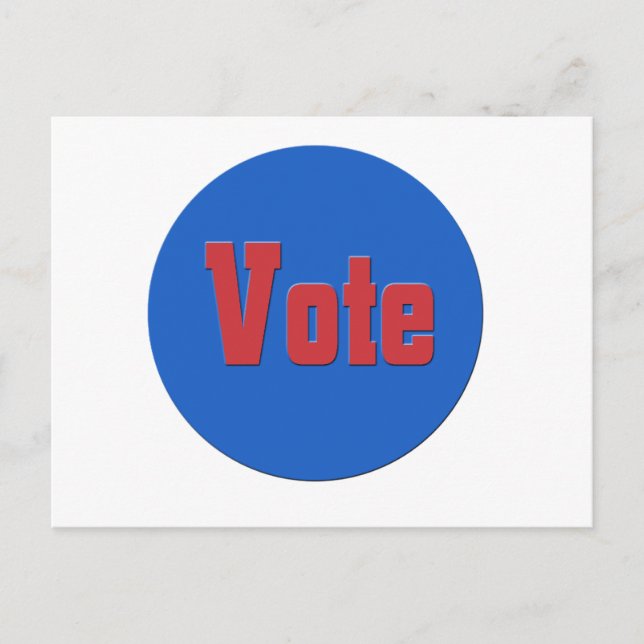 Cartão Postal votação (Frente)