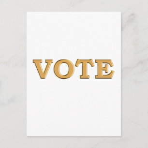 Cartão Postal VOTAÇÃO para o seu candidato
