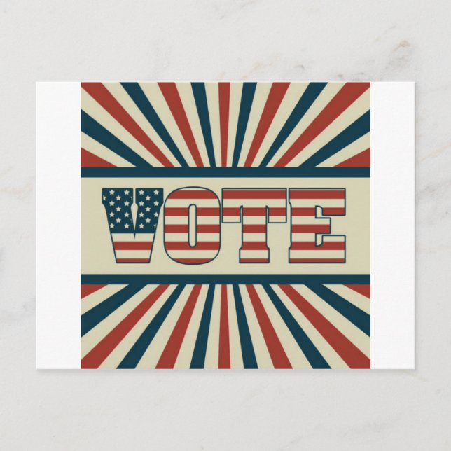 Cartão Postal Votação retroativa, todas as artes (Frente)