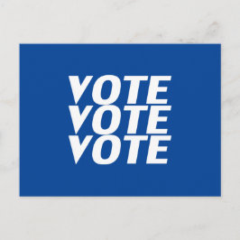 Cartão Postal "Votação: votação"