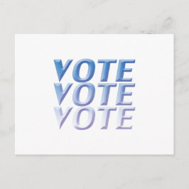 Cartão Postal "Votação: votação"