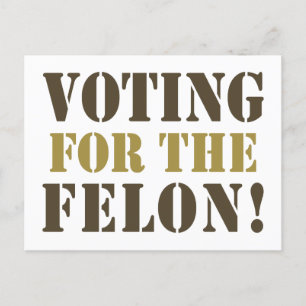 CARTÃO POSTAL VOTANDO PELO FELON!