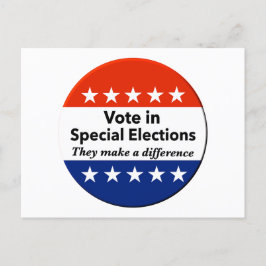 Cartão Postal Votar Eleições Especiais