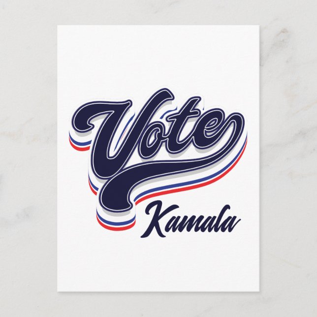 Cartão Postal Votar Tipografia - Eleição (Frente)