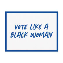 Vote Blue 2024 Como Uma Mulher Negra