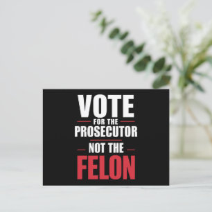 Cartão Postal Vote no Promotor, Não no Criminoso