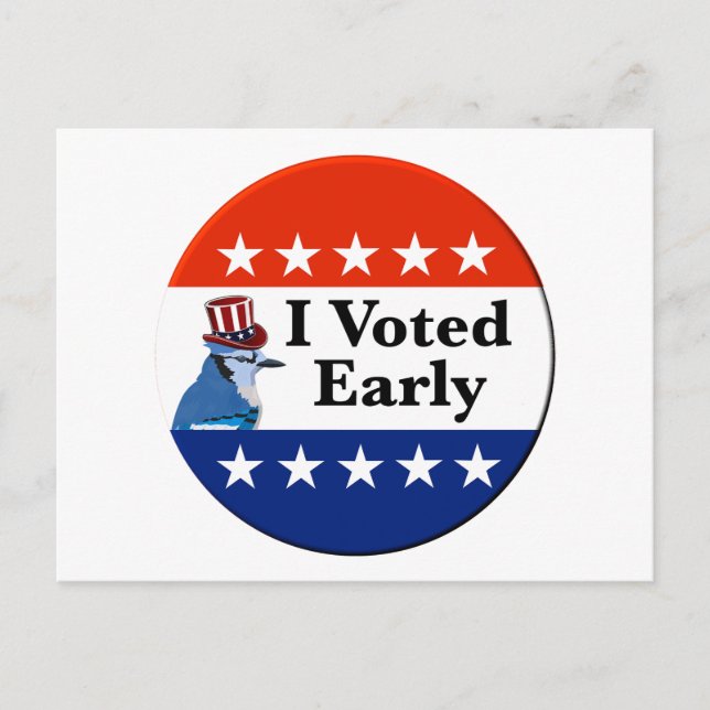 Cartão Postal Votei No Início De 2026 Eleições (Frente)