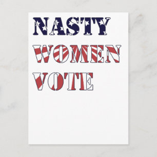 Cartão Postal Voto das mulheres desagradáveis