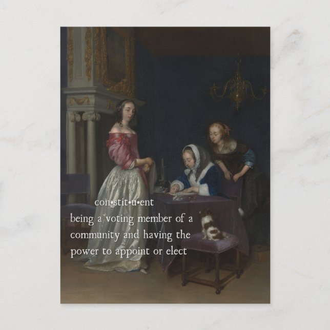 Cartão Postal Voto das mulheres desagradáveis (Frente)