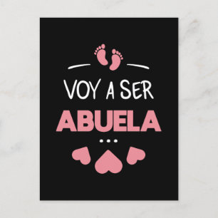 Cartão Postal Voy a ser abuela
