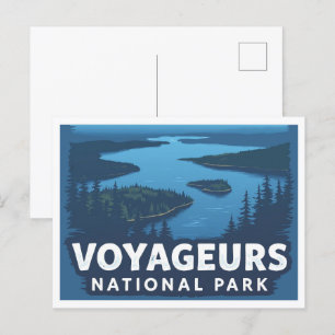 Cartão Postal Voyageurs National Park Minnesota USA Viagem