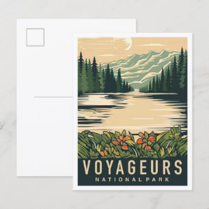 Cartão Postal Voyageurs National Park Minnesota USA Viagem