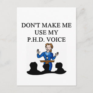 Cartão Postal voz PHD