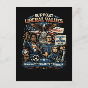 Cartão Postal Vozes da Liberdade