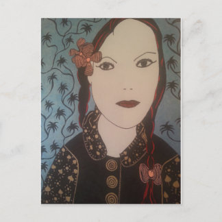 Cartão Postal Vrouw