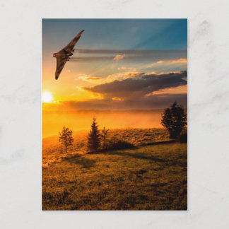 Cartão Postal Vulcan Bomber Misty Dawn