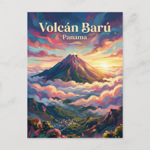 Cartão Postal Vulcão Barú Panamá